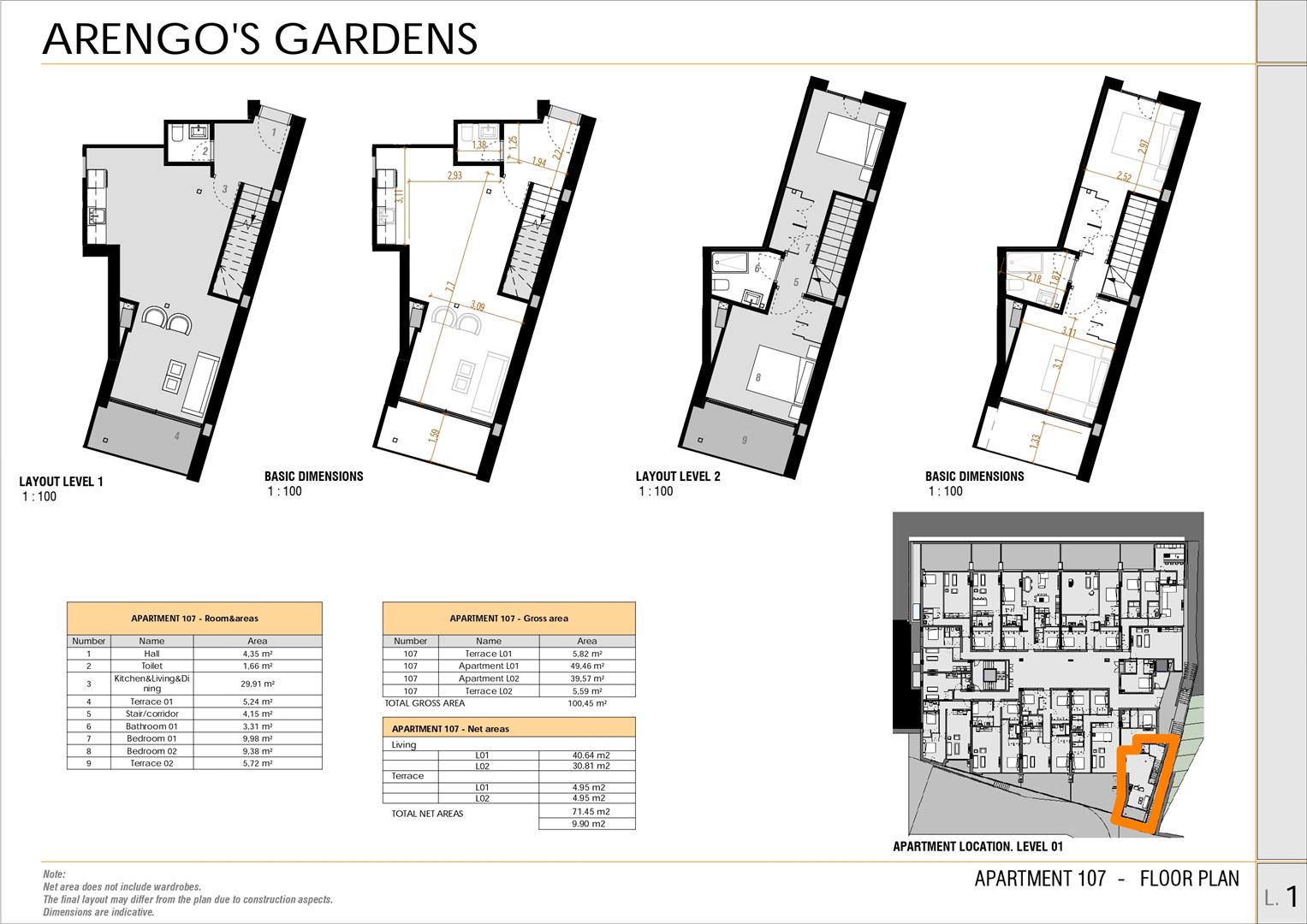  Image of Apartment - 2 Bedrooms - 2 Bathrooms for Rental in Arengos Gardens-Gibraltar, Image 15